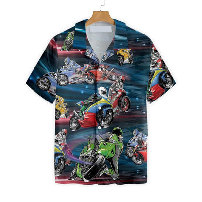 Ride Hard Or Stay Home Gift For Racing Lovers Hawaiian Shirt, Hawaiian Shirt Gift, Christmas Gift