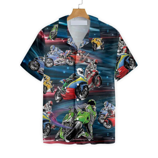 Ride Hard Or Stay Home Gift For Racing Lovers Hawaiian Shirt, Hawaiian Shirt Gift, Christmas Gift