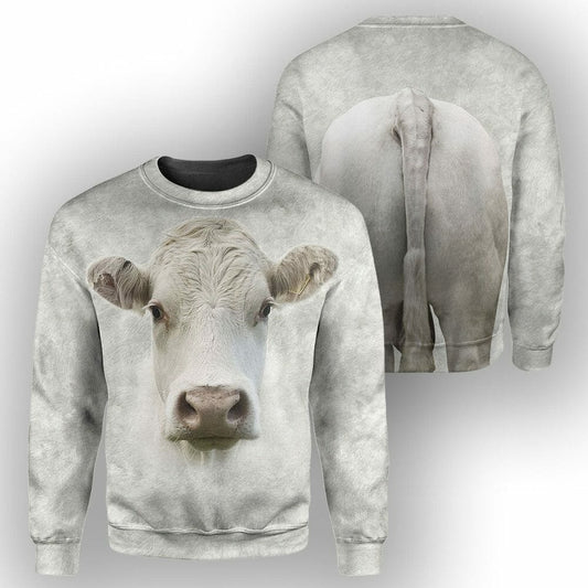Charolais Cattle - 3D All Over Printed Shirt Tshirt Hoodie Apparel