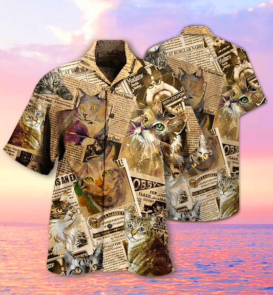 Cat Journal - Hawaiian Shirt, Hawaiian Shirt Gift, Christmas Gift