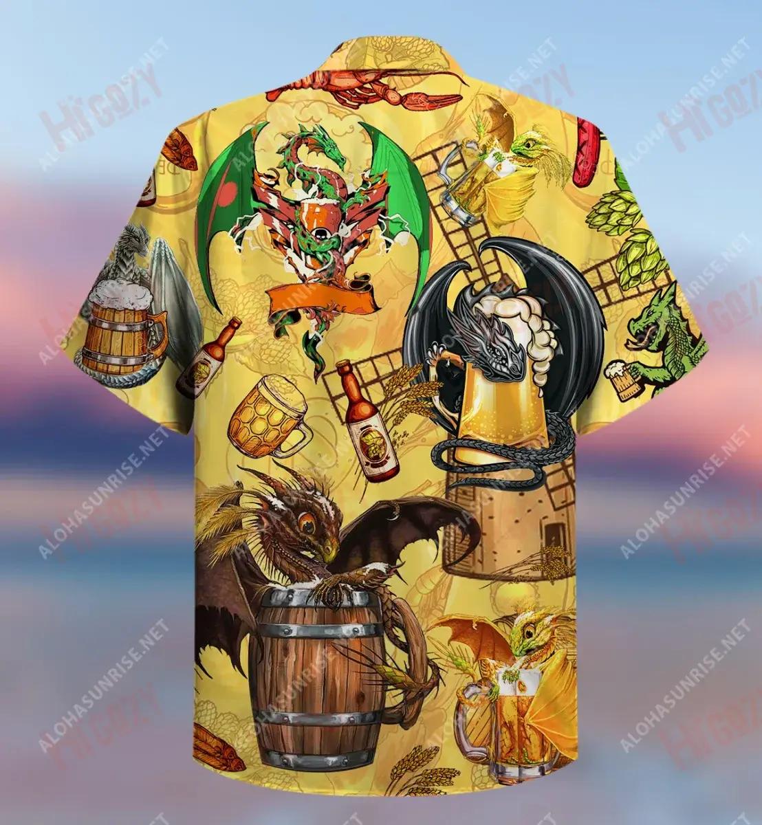 Drunkgon Unisex Short Hawaiian Shirt Vacation Aloha Shirt Best Hawaiian Shirts Funny Hawaiian Shirts, Hawaiian Shirt Gift, Christmas Gift