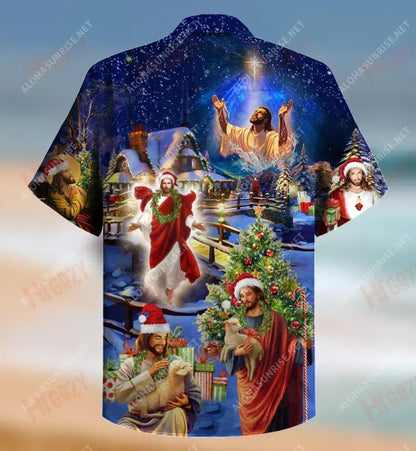 Christmas Begins With Christ Unisex Short Hawaiian Shirt Hobbies Hawaiian T Shirts Tactical Hawaiian Shirt Hawaiian Shirts For Women, Hawaiian Shirt Gift, Christmas Gift