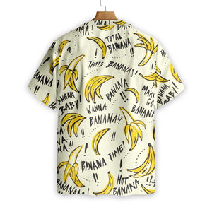 The Crop Of Banana Design Hawaiian Shirt,Hawaiian Shirt Gift, Christmas Gift