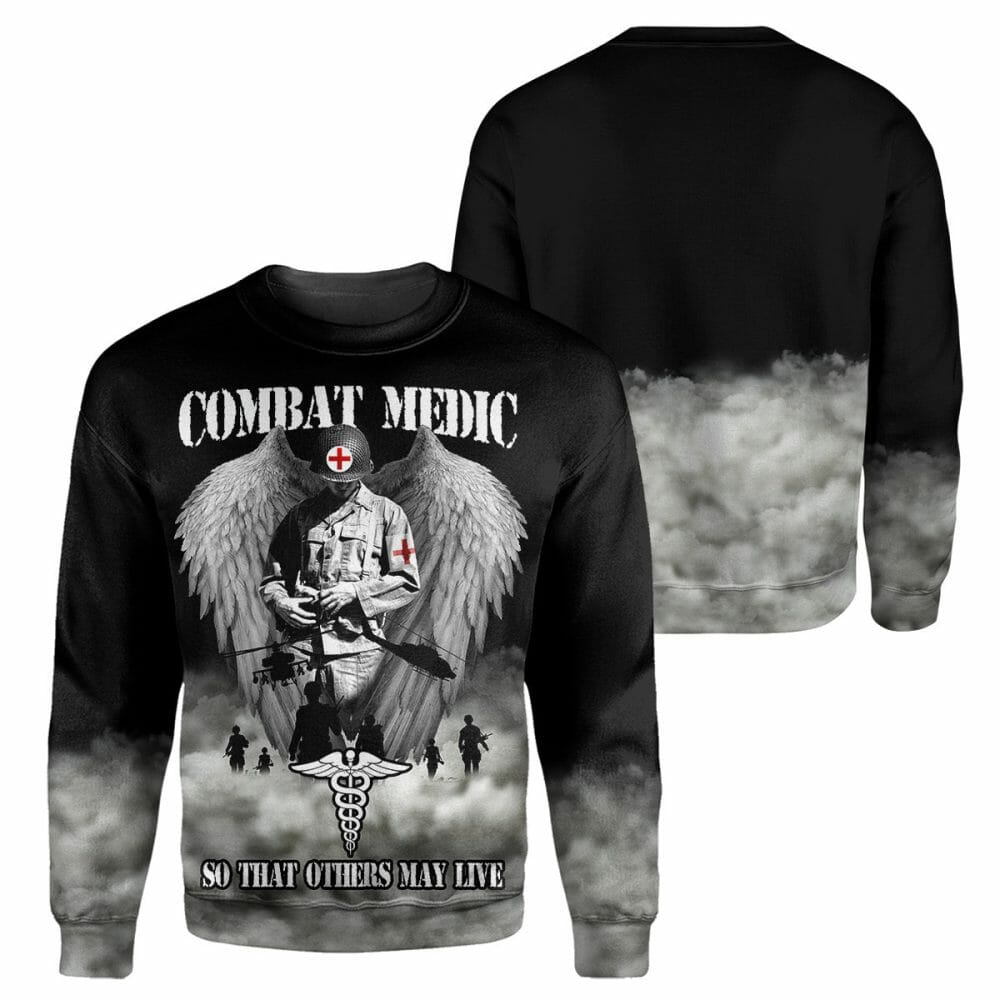 Combat Medic - 3D All Over Printed Shirt Tshirt Hoodie Apparel