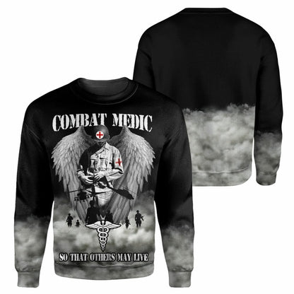 Combat Medic - 3D All Over Printed Shirt Tshirt Hoodie Apparel