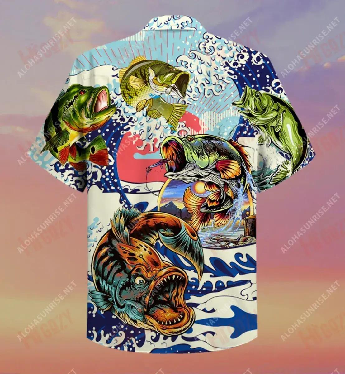 Fishing Is My Life Hawaiian Shirt Vacation Short Sleeve Tactical Hawaiian Shirt Funny Hawaiian Shirts, Hawaiian Shirt Gift, Christmas Gift