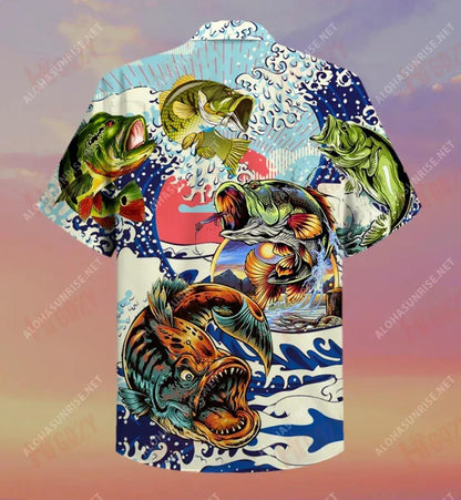 Fishing Is My Life Hawaiian Shirt Vacation Short Sleeve Tactical Hawaiian Shirt Funny Hawaiian Shirts, Hawaiian Shirt Gift, Christmas Gift