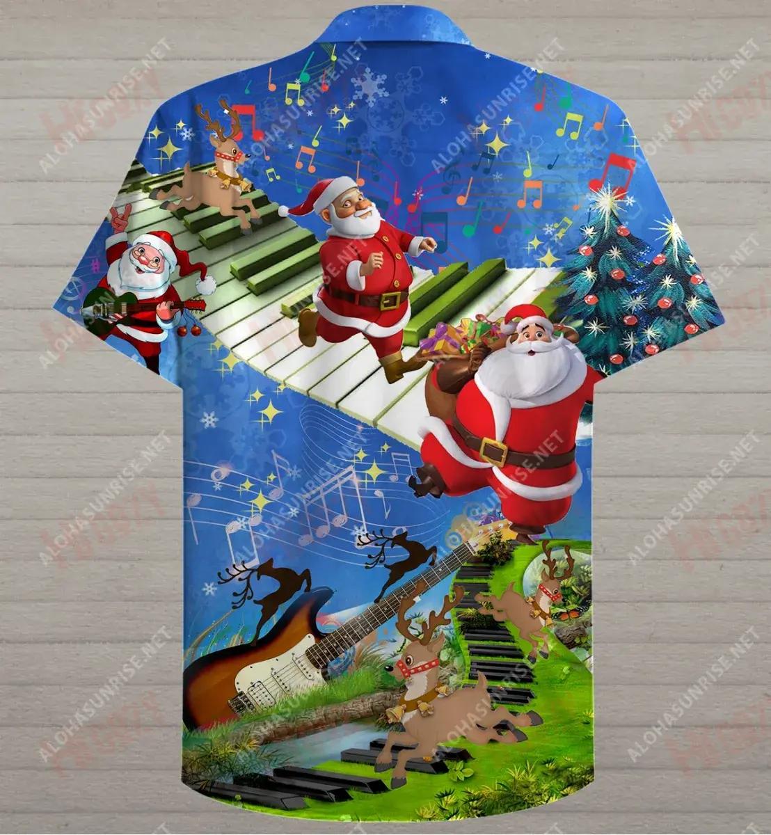 Jumping On Musical Instrument Short Short Sleeve Shirt Hobbies Hawaiian T Shirts Best Hawaiian Shirts Hawaiian Shirts For Men, Hawaiian Shirt Gift, Christmas Gift