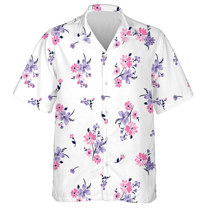 Floral Bouquet With Small Flowers And Leaves Art Design Hawaiian Shirt, Hawaiian Shirt Gift, Christmas Gift