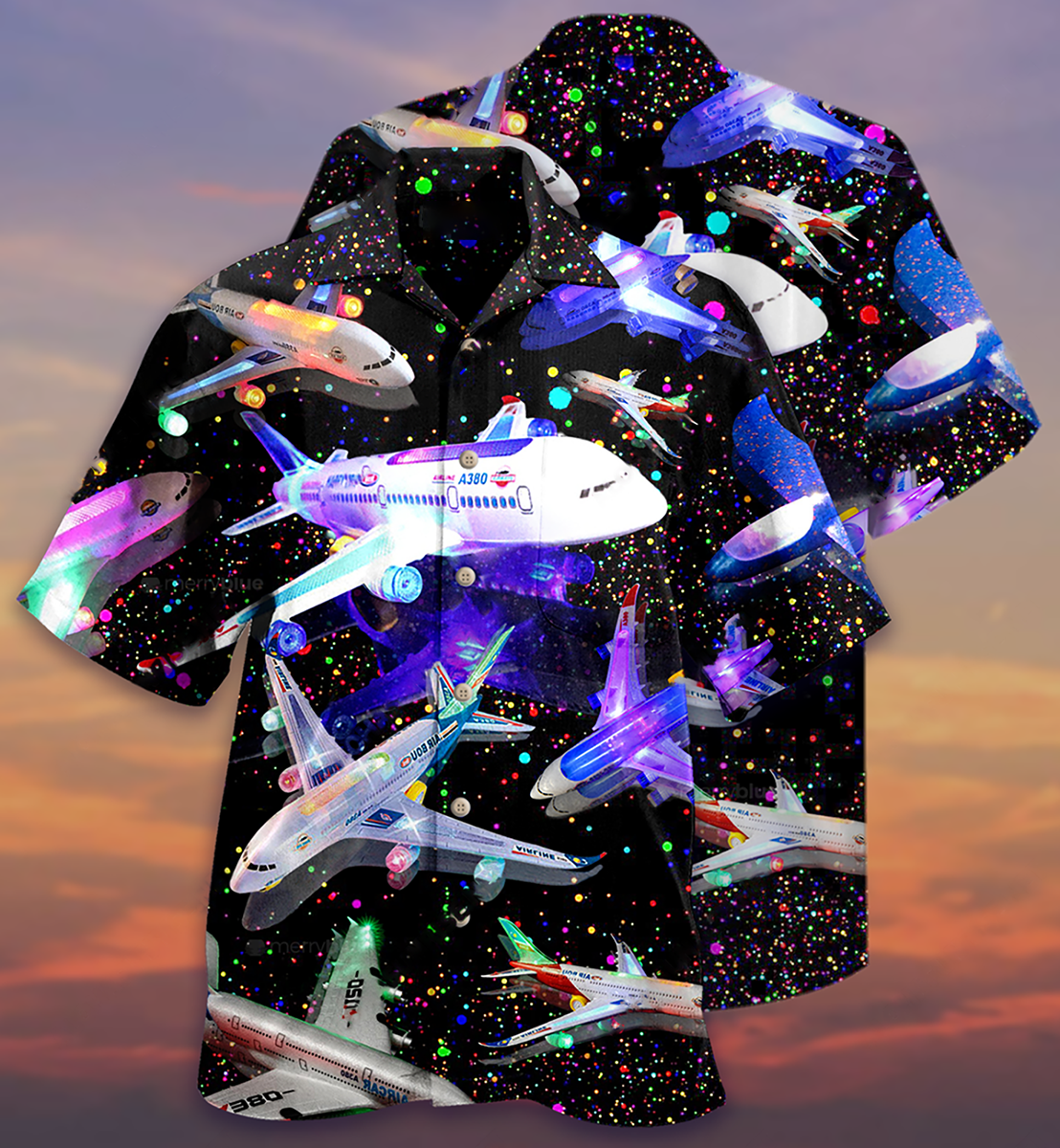 Airplane Fly To Dream - Hawaiian Shirt, Hawaiian Shirt Gift, Christmas Gift
