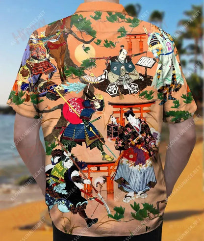 Return From The Death Samurai Unisex Hawaiian Shirt Hobbies Short Sleeve Tactical Hawaiian Shirt Hawaiian Shirts For Men, Hawaiian Shirt Gift, Christmas Gift