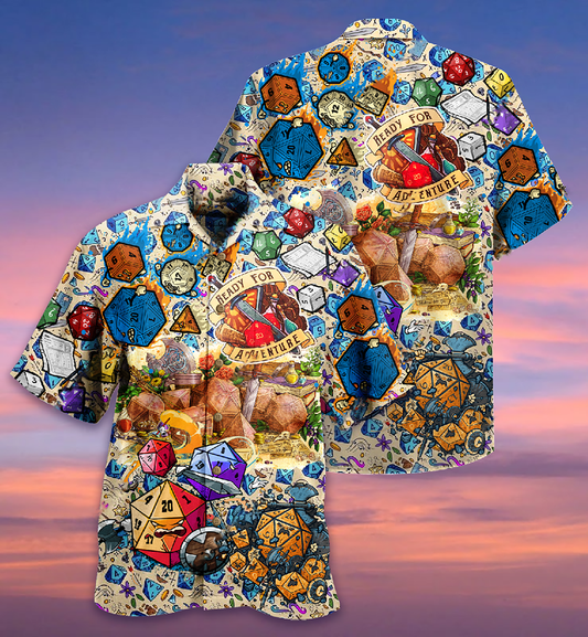 D20 Ready - Hawaiian Shirt, Hawaiian Shirt Gift, Christmas Gift