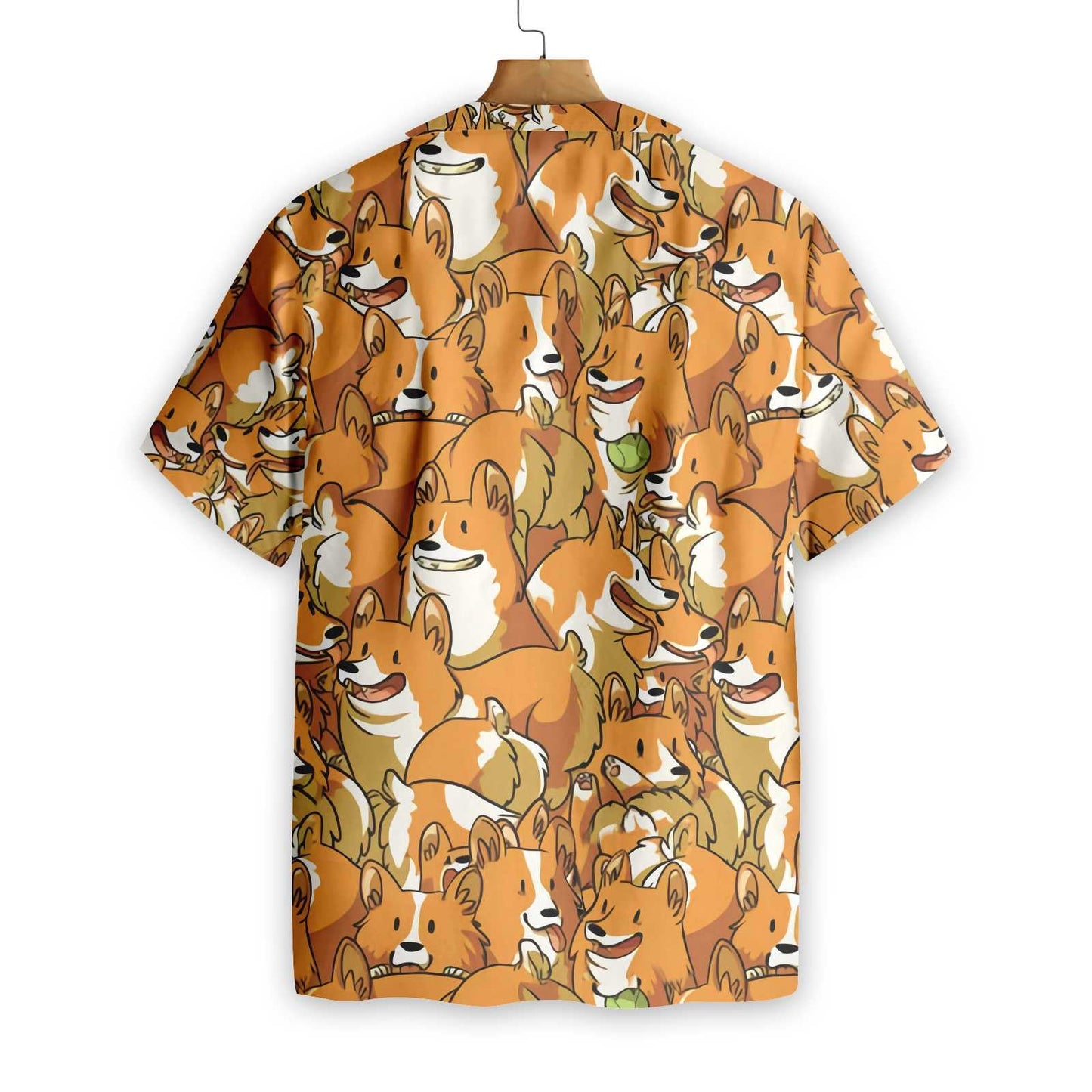 Domestic Pet The Corgi Friends Hawaiian Shirt, Hawaiian Shirt Gift, Christmas Gift