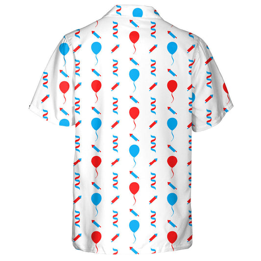 Decorative Texture For Independence Day Of America Pattern Hawaiian Shirt, Hawaiian Shirt Gift, Christmas Gift