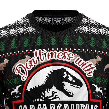 Dinosaur Mamasaurus Ugly Christmas Sweater,Christmas Ugly Sweater,Christmas Gift,Gift Christmas 2024