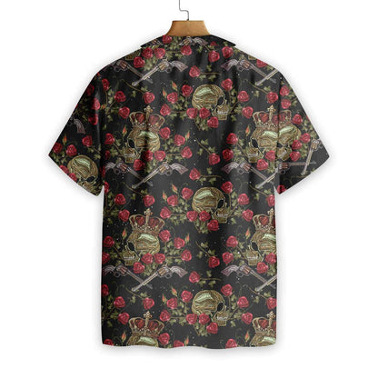 King Of Pirates In Crown Pattern Hawaiian Shirt, Hawaiian For Gift