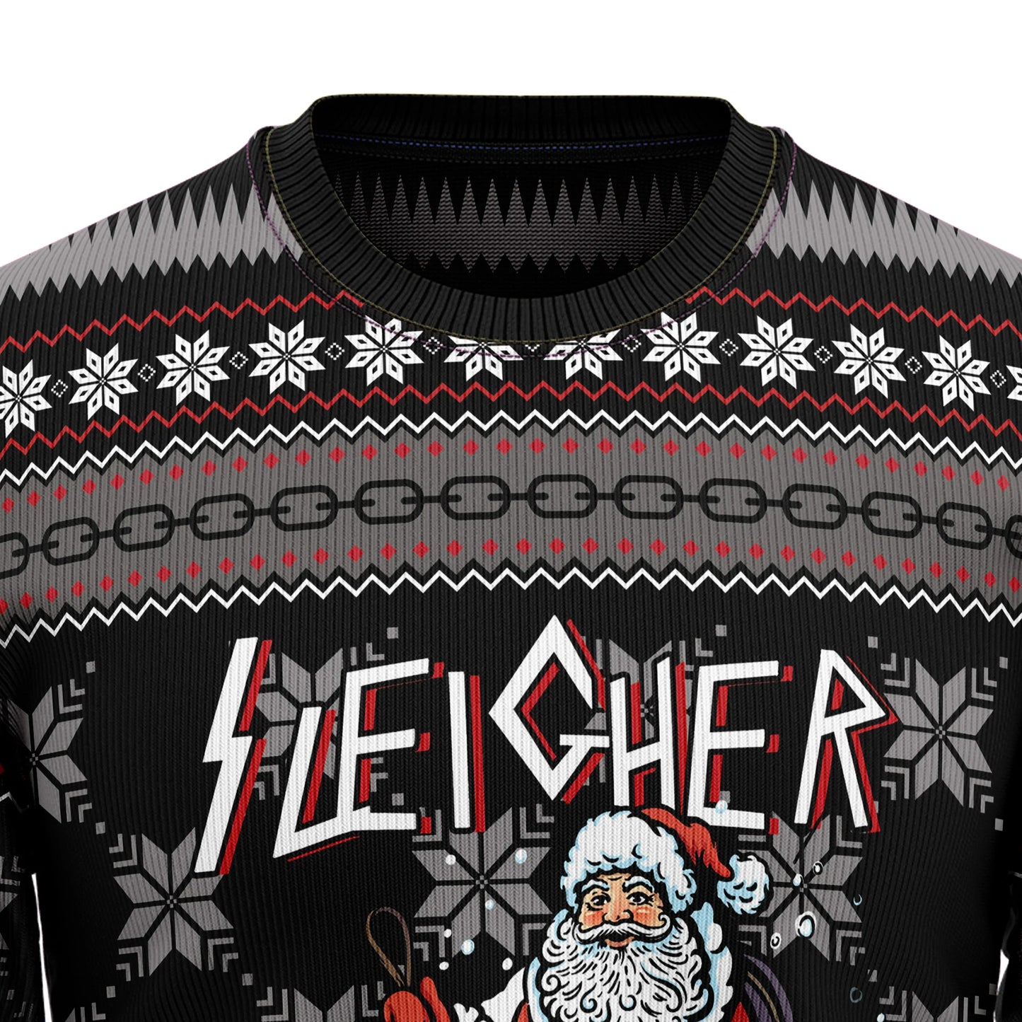 Santa Sleigher Ugly Christmas Sweater, Christmas Gift,Gift Christmas 2024