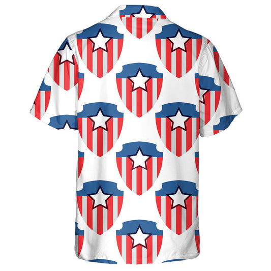The Shield Superhero At The Style Of American Flag Hawaiian Shirt, Hawaiian Shirt Gift, Christmas Gift