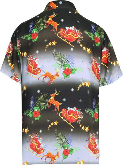 Meaningful Winter Time With Santa Design Hawaiian Shirt,Hawaiian Shirt Gift, Christmas Gift