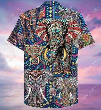 Come To Play Elephant Short Hawaiian Shirt Vacation Aloha Shirt Vintage Hawaiian Shirts Hawaiian Shirts For Women, Hawaiian Shirt Gift, Christmas Gift