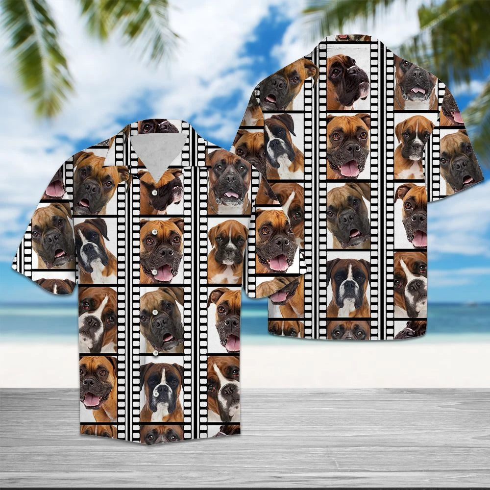 Save The Best Memories Of Boxer Film Pattern Hawaiian Shirt, Hawaiian Shirt Gift, Christmas Gift