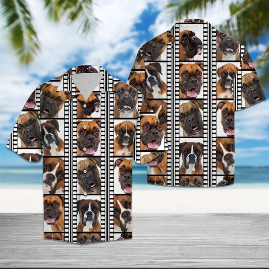 Save The Best Memories Of Boxer Film Pattern Hawaiian Shirt, Hawaiian Shirt Gift, Christmas Gift