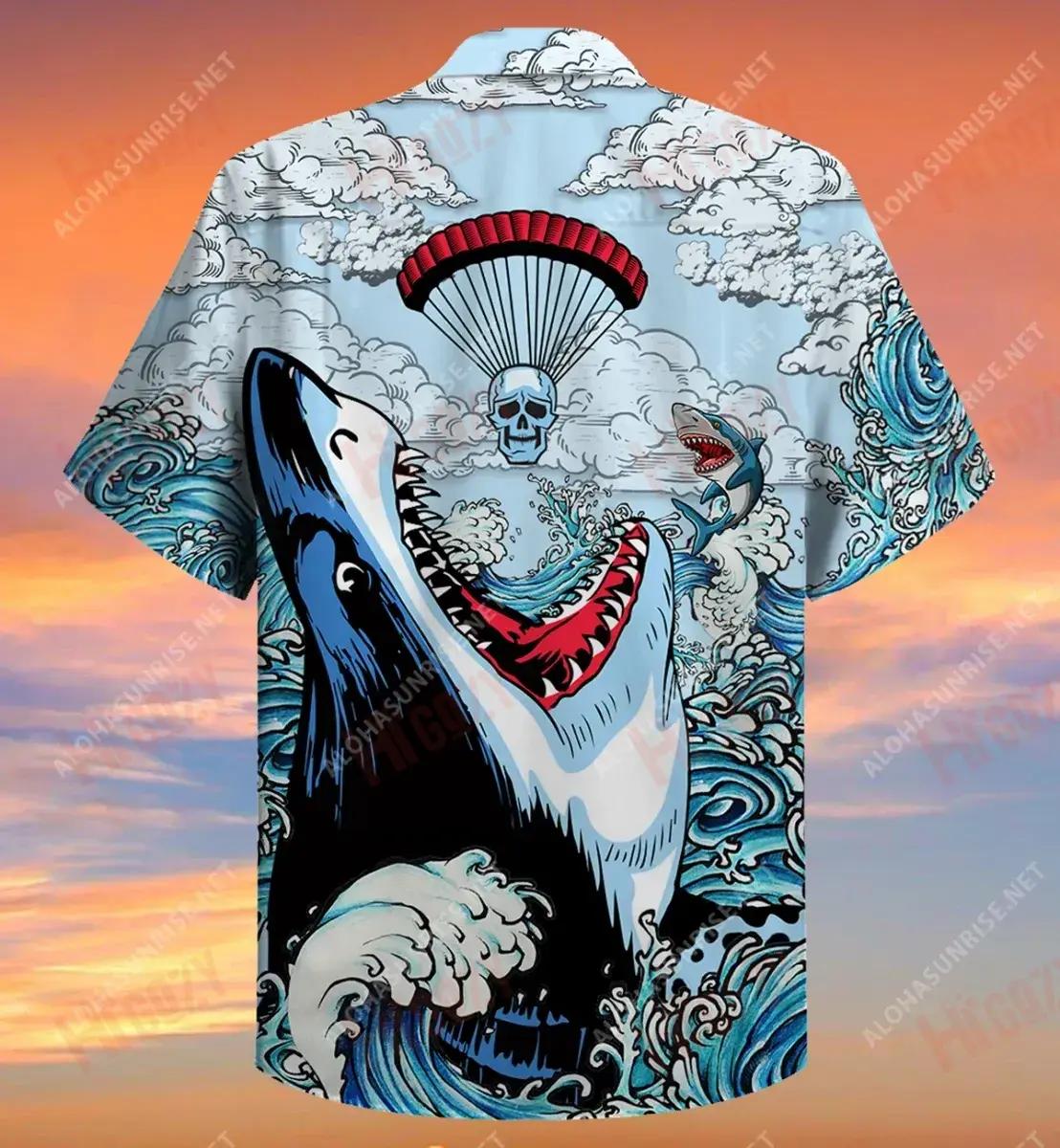 Sorry, You Were Trapped Shark Short Hawaiian Shirt Summer Tropical Shirts Hawaiian Crazy Shirts Hawaiian Shirt Pattern, Hawaiian Shirt Gift, Christmas Gift