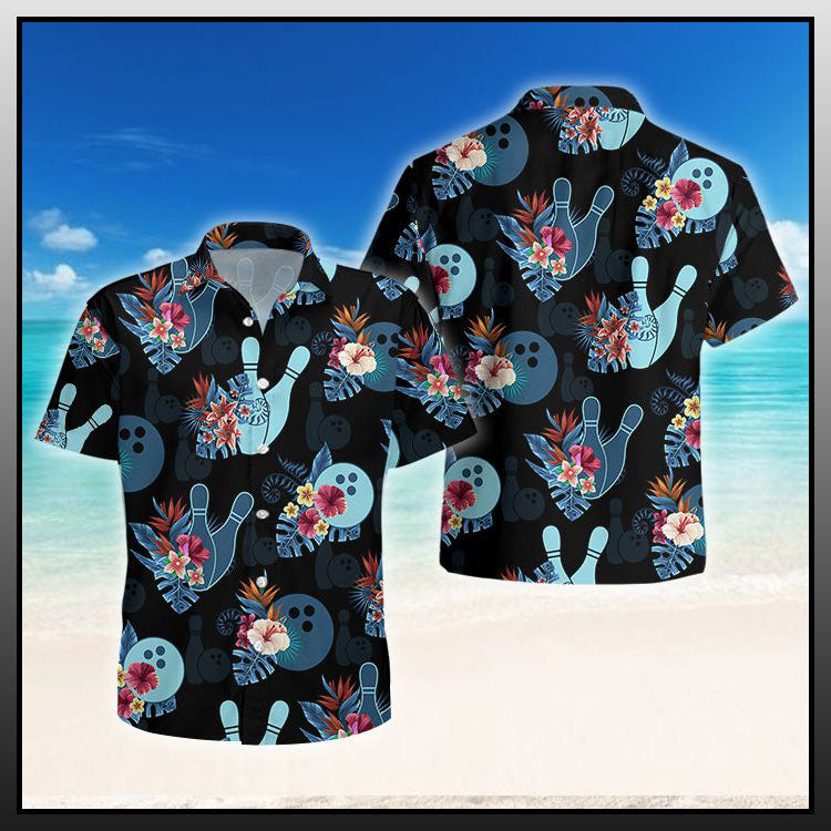 Bowling tropical hawaiian shirt, Hawaiian Shirt Gift, Christmas Gift