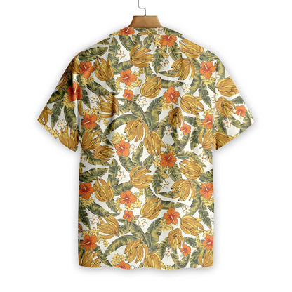 The Spring Tropical Banana Plant Hawaiian Shirt, Hawaiian Shirt Gift, Christmas Gift