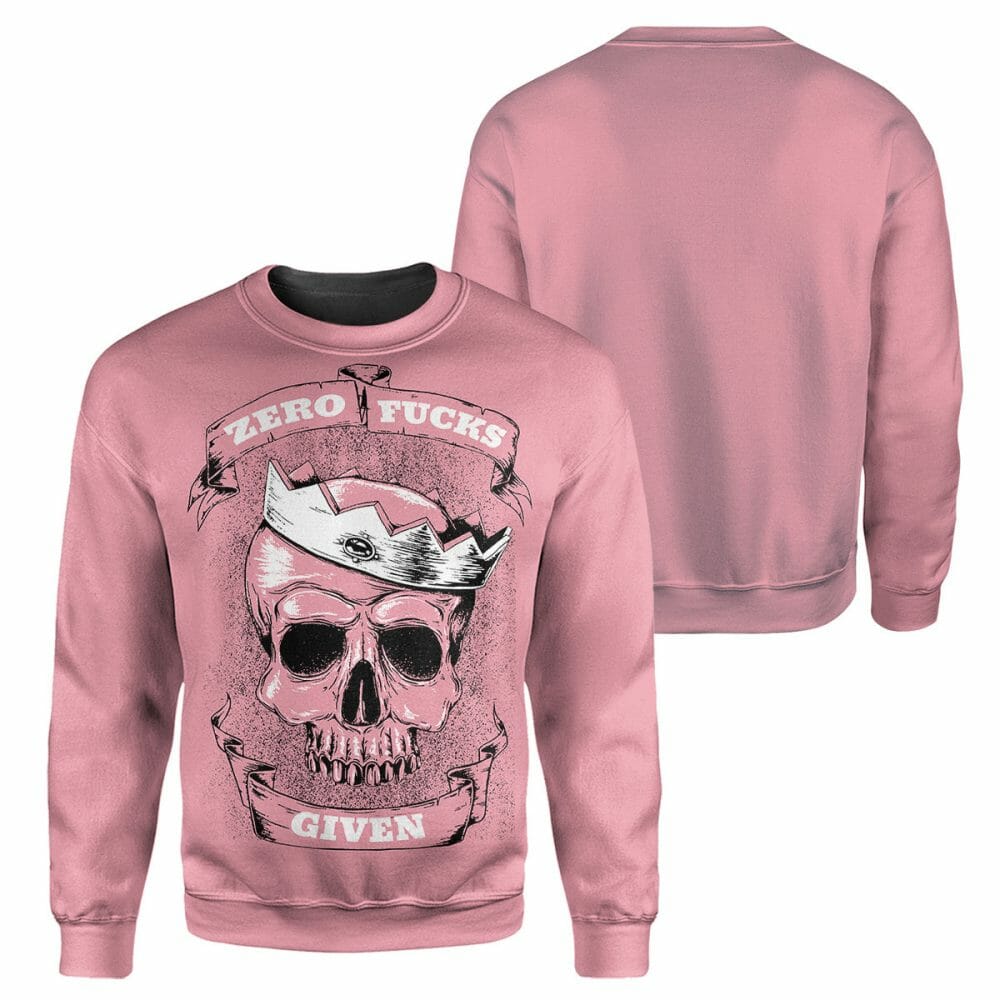 Pink Skull - 3D All Over Printed Shirt Tshirt Hoodie Apparel