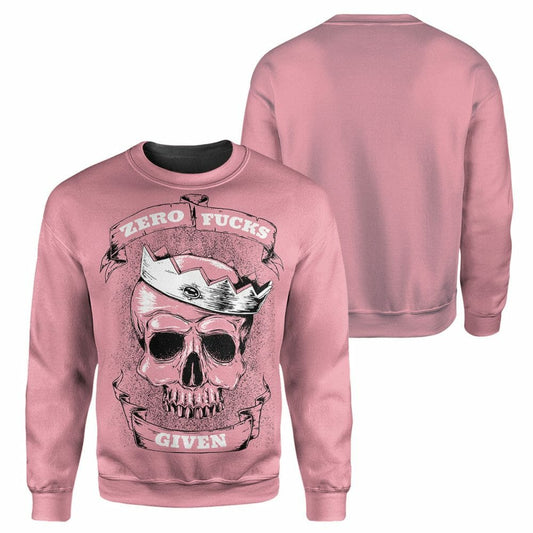 Pink Skull - 3D All Over Printed Shirt Tshirt Hoodie Apparel