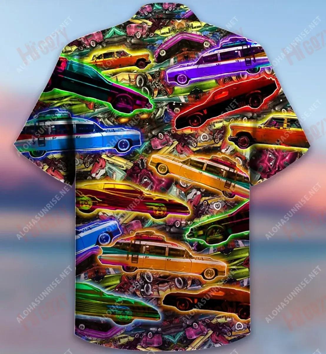 I Love Fast Cars Automobiles Unisex Hawaiian Shirt Vacation Short Sleeve Best Hawaiian Shirts Funny Hawaiian Shirts, Hawaiian Shirt Gift, Christmas Gift
