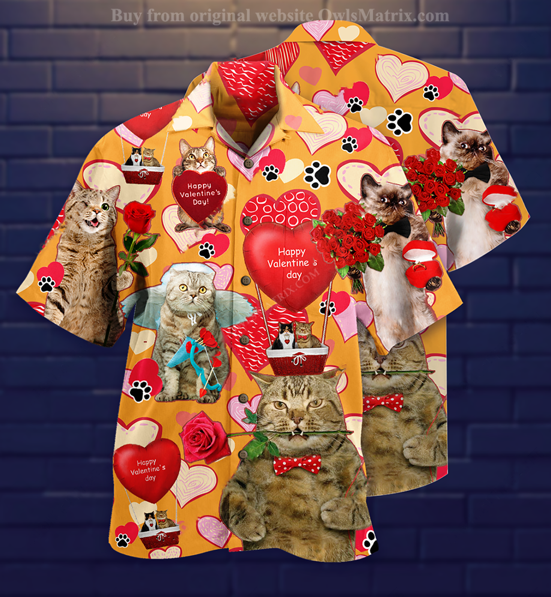Cats Love You Forever - Hawaiian Shirt, Hawaiian Shirt Gift, Christmas Gift