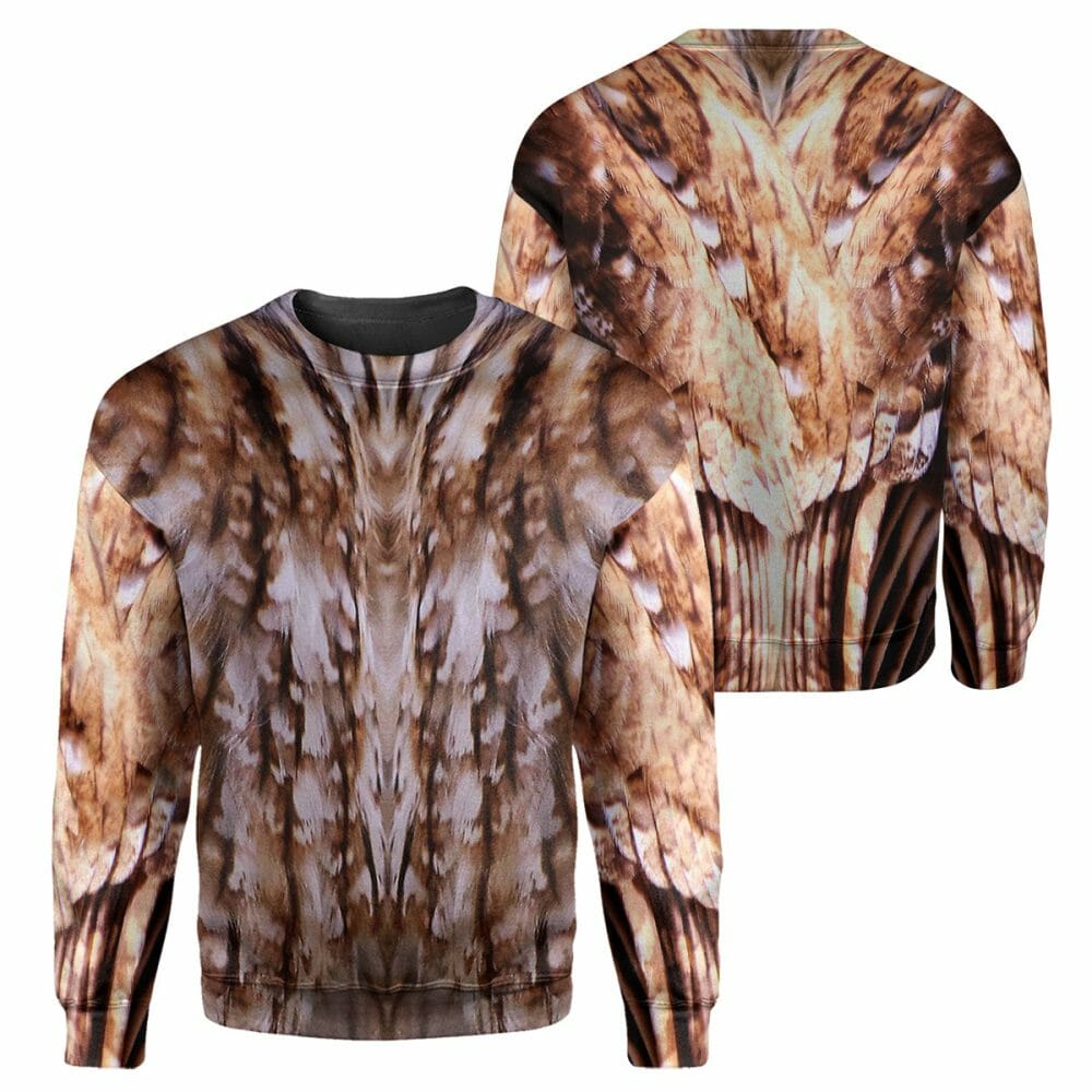 Owl - 3D All Over Printed Shirt Tshirt Hoodie Apparel