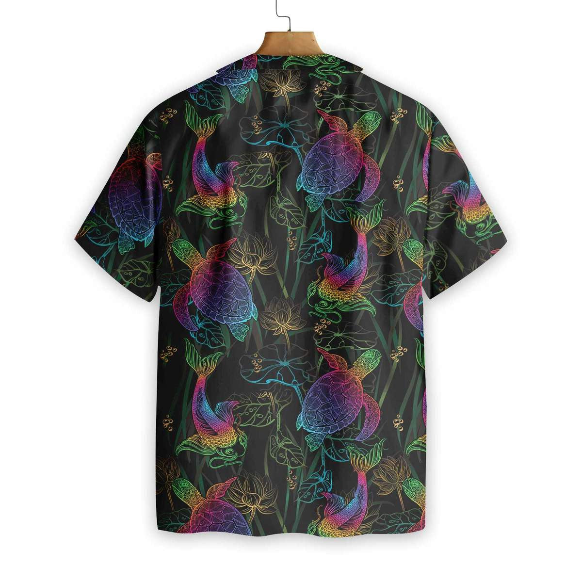 Koi Lotus And Turtle Pattern Hawaiian Shirt, Hawaiian Shirt Gift, Christmas Gift