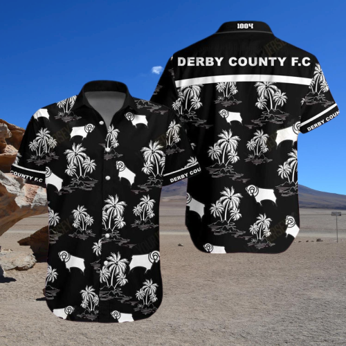 Derby County Fc Hawaiian Shirt , Hawaiian Shirt Gift, Christmas Gift