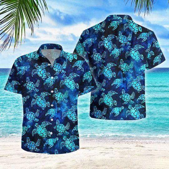 Turtle Hawaiian Colorful Nice Hawaiian Shirt  For Men & Women, Hawaiian Shirt Gift, Christmas Gift