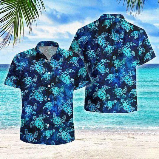 Turtle Hawaiian Colorful Nice Hawaiian Shirt  For Men & Women, Hawaiian Shirt Gift, Christmas Gift