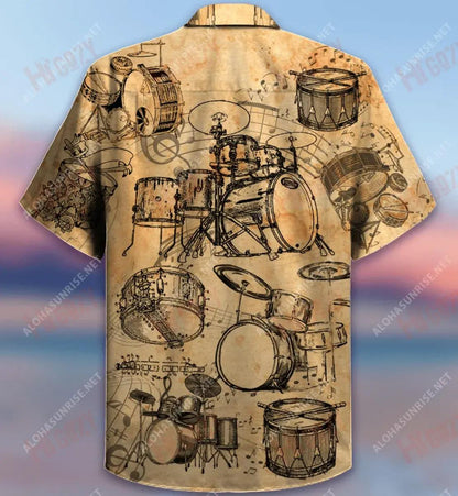 No Drums No Life Know Drums Know Life Hawaiian Shirt Vacation Short Sleeve Tactical Hawaiian Shirt Hawaiian Shirts For Women, Hawaiian Shirt Gift, Christmas Gift