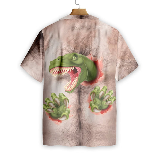 Carnivore From The Inside Dinosaur Unique Design Hawaiian Shirt, Hawaiian Shirt Gift, Christmas Gift