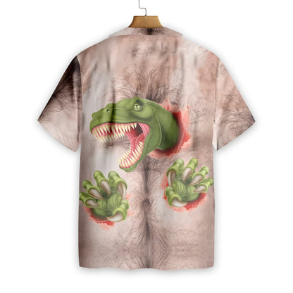 Carnivore From The Inside Dinosaur Unique Design Hawaiian Shirt, Hawaiian Shirt Gift, Christmas Gift