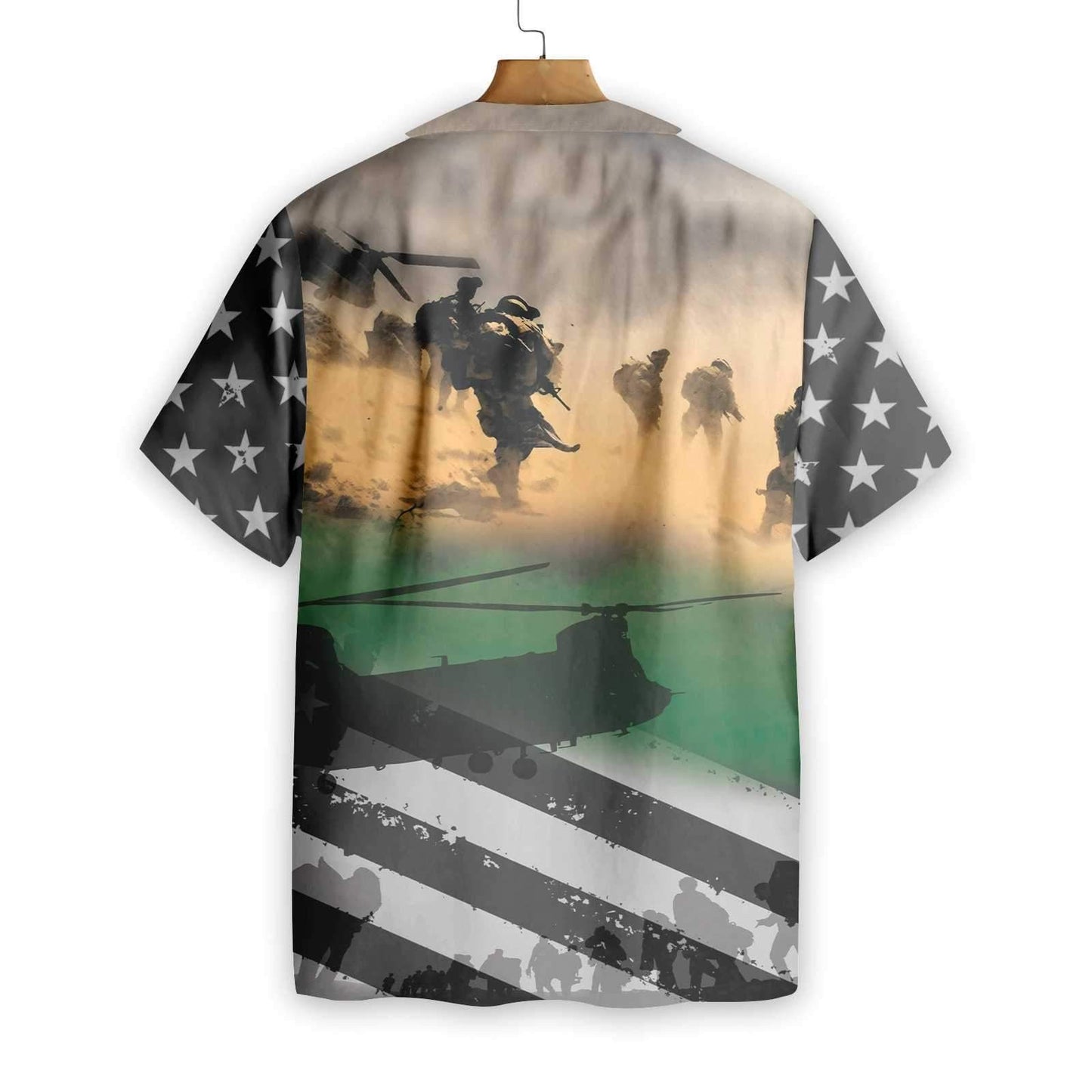 Ideal Veteran Proudly Served The US Army Hawaiian Shirt, Hawaiian Shirt Gift, Christmas Gift