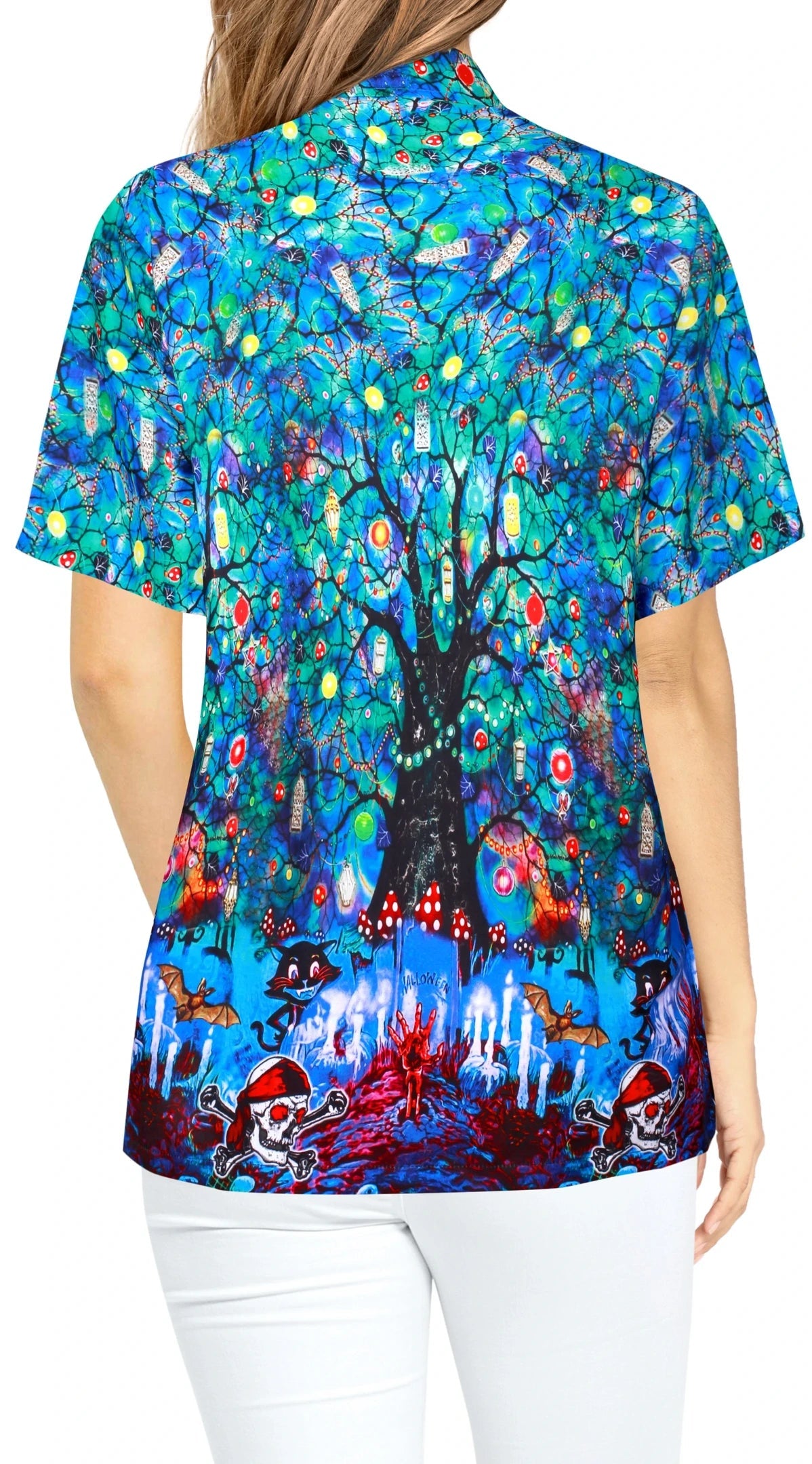 The Night Of The Living Dead Halloween Tropical Hawaiian Shirt, Hawaiian Shirt Gift, Christmas Gift