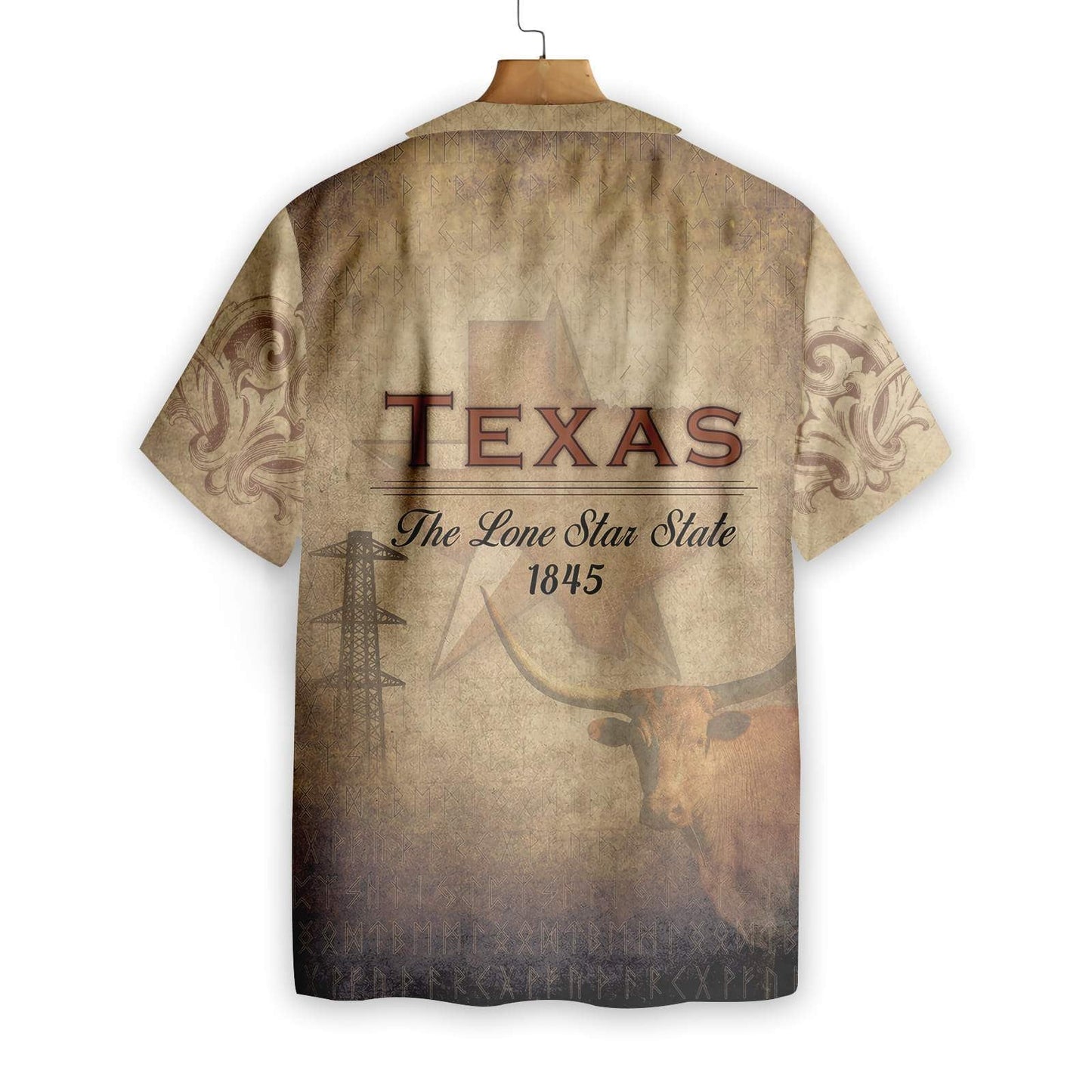 The Lone Star State Texas Hawaiian Shirt, Hawaiian Shirt Gift, Christmas Gift