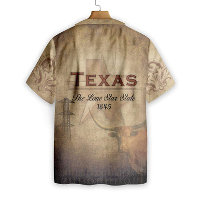 The Lone Star State Texas Hawaiian Shirt, Hawaiian Shirt Gift, Christmas Gift