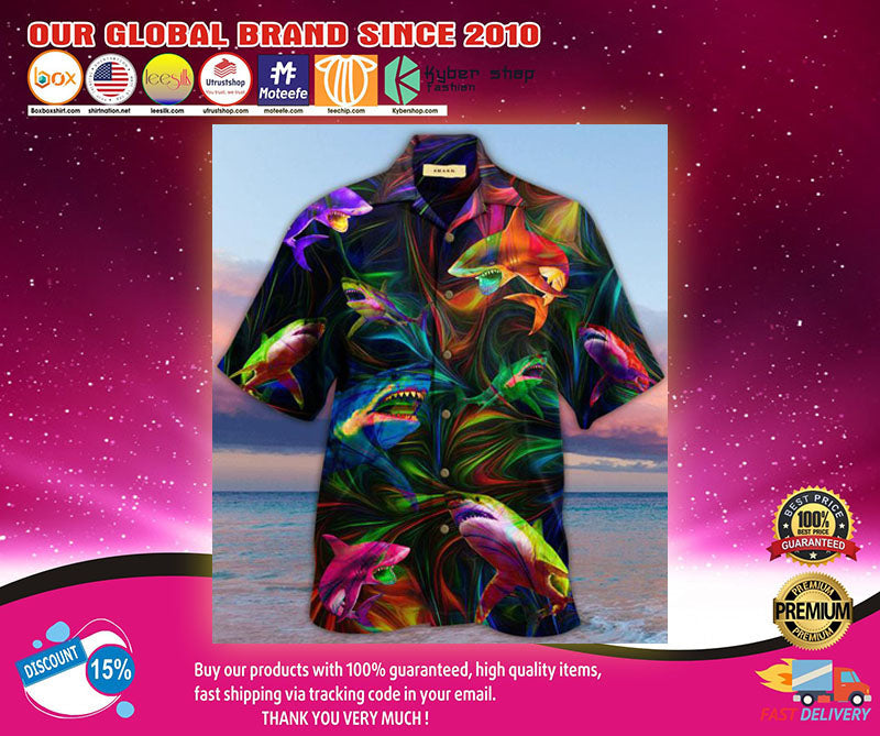 Shark Hawaiian Shirt, Hawaiian Shirt Gift, Christmas Gift