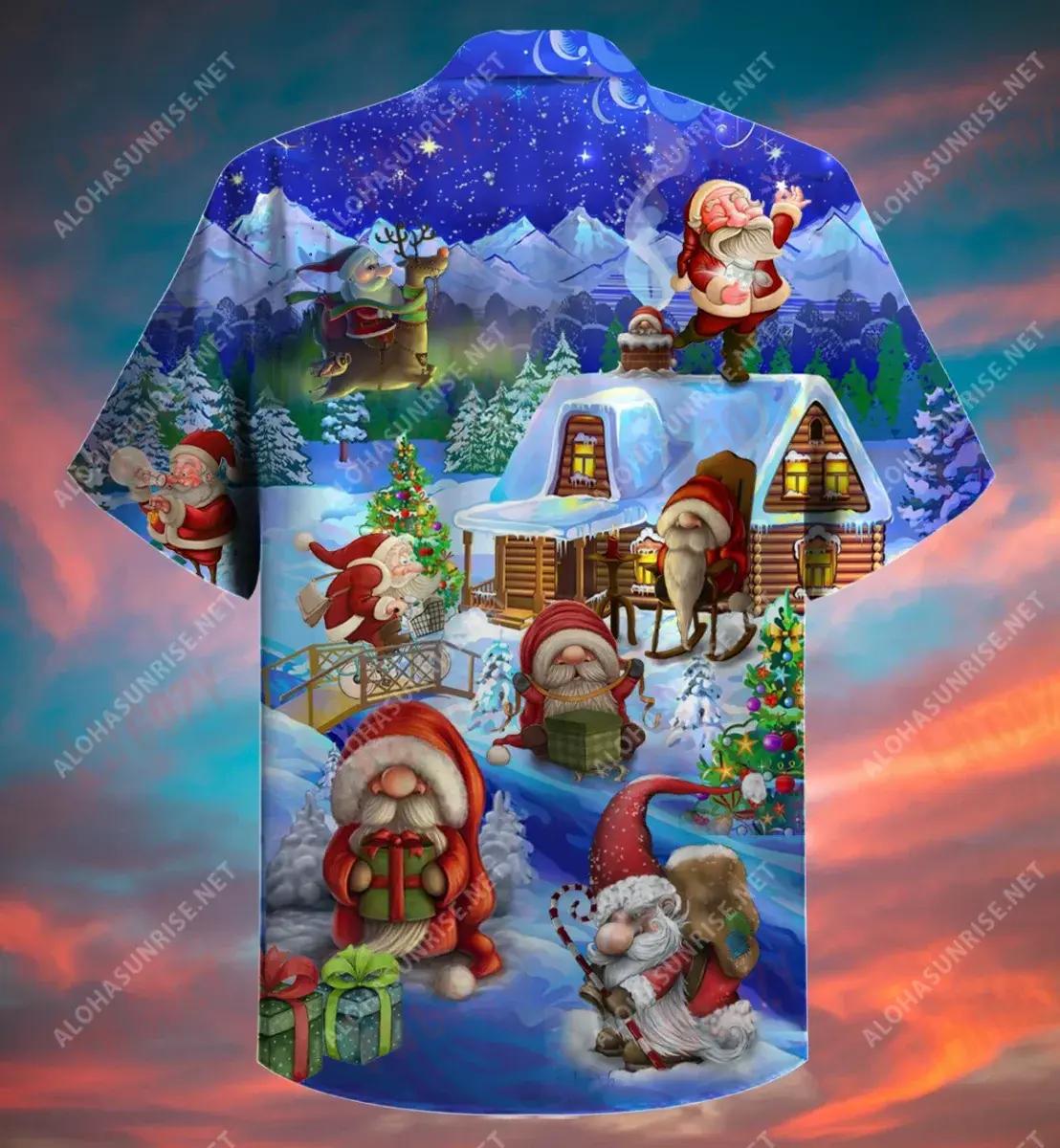 Little Santa Merry Christmas Short Hawaiian Shirt Hobbies Aloha Shirt Hawaiian Crazy Shirts Hawaiian Shirt Pattern, Hawaiian Shirt Gift, Christmas Gift