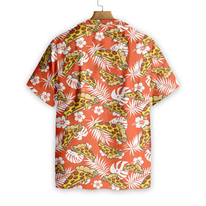 Wonderful Aloha Tropical Pizza Design Hawaiian Shirt, Hwaiian For Gift