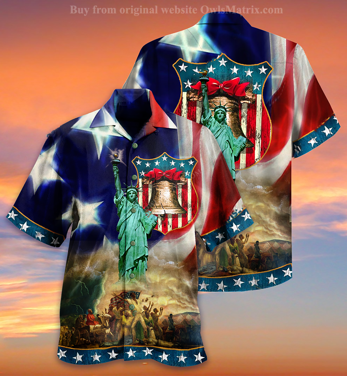 America Happy Day - Hawaiian Shirt, Hawaiian Shirt Gift, Christmas Gift