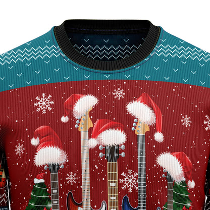 Guitar Christmas Ugly Christmas Sweater,Christmas Ugly Sweater,Christmas Gift,Gift Christmas 2024